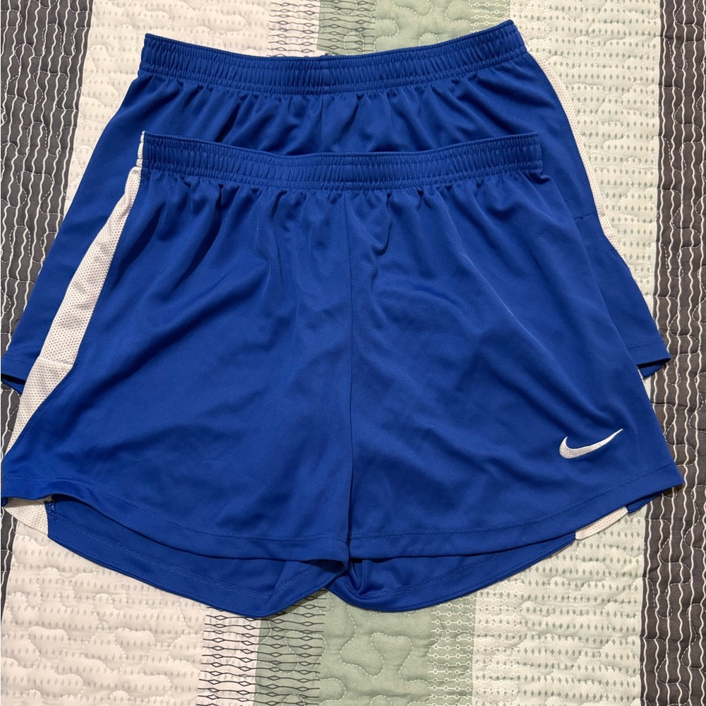 Women’s Nike dri fit shorts Blue small (2 pair)